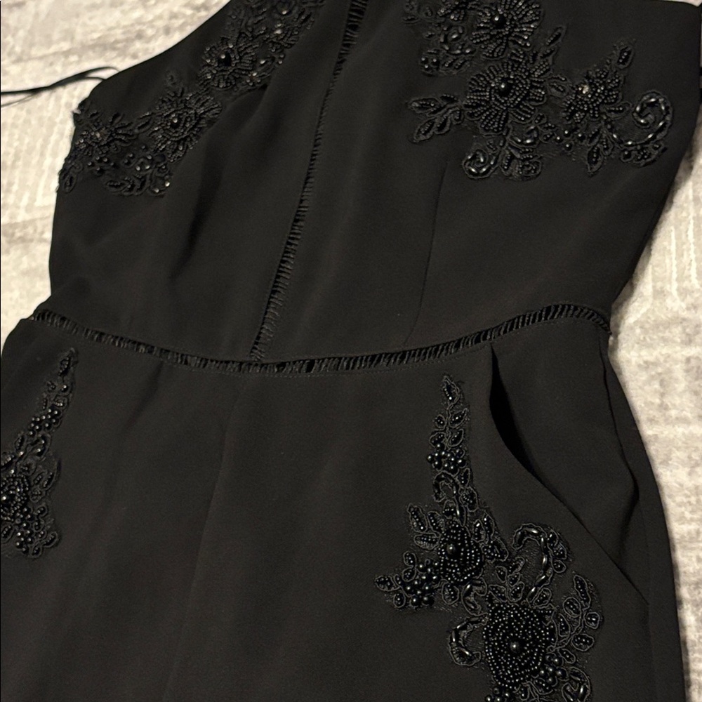 Gianni Bini Black Halter Jumpsuit - Picture 8 of 9